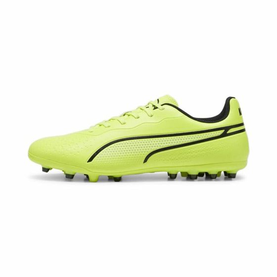 Футбольные бутсы для взрослых с Puma King Match MG желто-черные