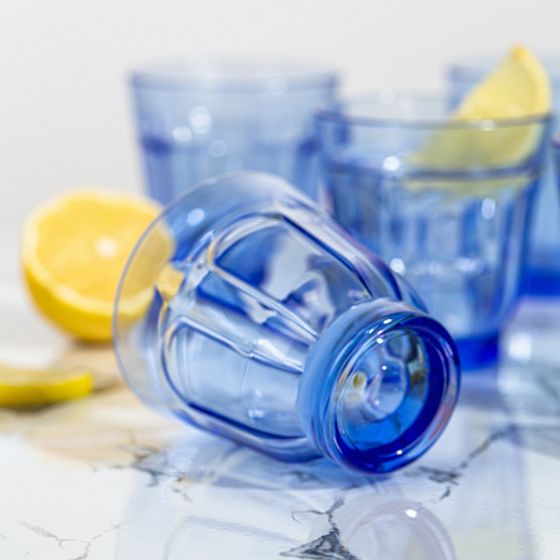 Стакан РОМАН синий 250мл низкий