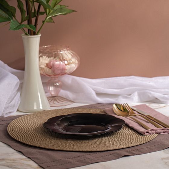 Набор столовый FLORE OPAL&amp;BLACK 18предметов