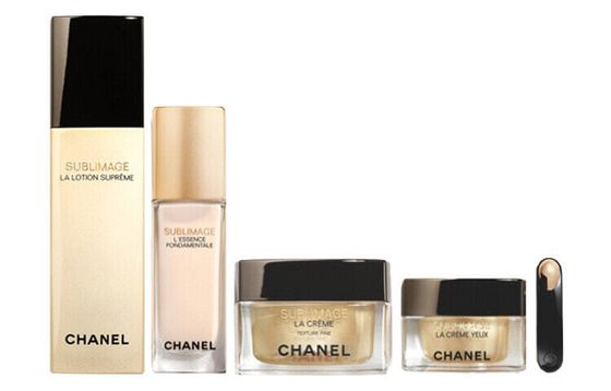 CHANEL Luxury Style Gold Brick Selected Box Skincare Sets Hydrating Refreshing 4-Piece Set