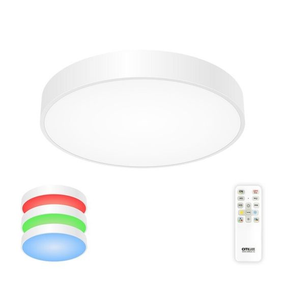 Светильник накладной Citilux «Купер» CL72470G0, 40х40х5,5 см, 1х70Вт, LED, цвет белый