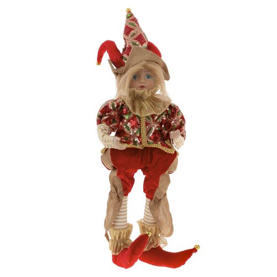 Игрушка набивная &quot;Клоун&quot; (муз, движ), L16 W14 H50/27 см