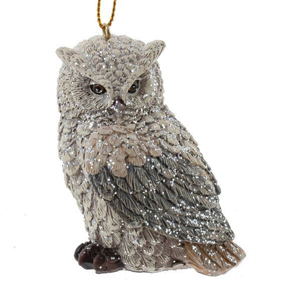 Украшение новогоднее &quot;Сова&quot;, L5,5 W5,5 H8 см, 2в.