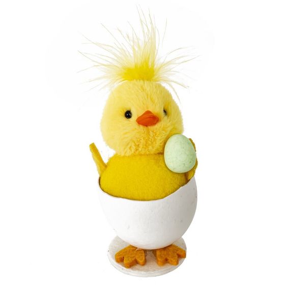 Фигурка декоративная &quot;Цыпленок&quot; (блок 12шт), L5 W5 H10 см, 2в.