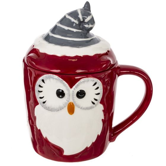 Кружка &quot;Сова&quot;, 350 мл, L13 W9 H16 см