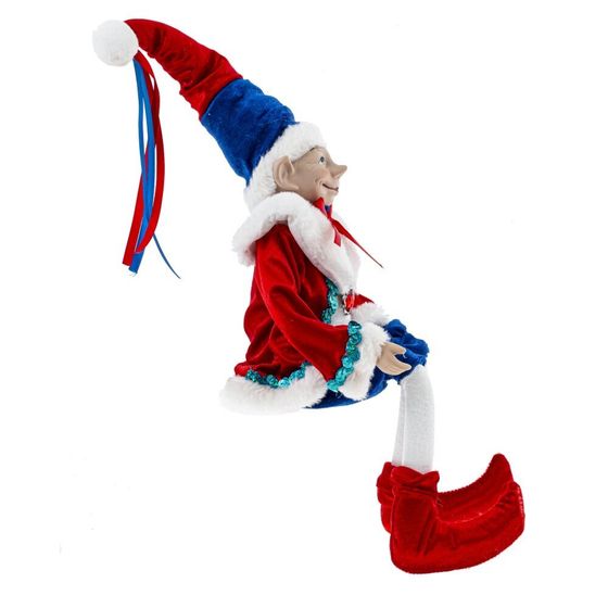 Игрушка набивная &quot;Эльф&quot;, L16 W10 H52/21 см