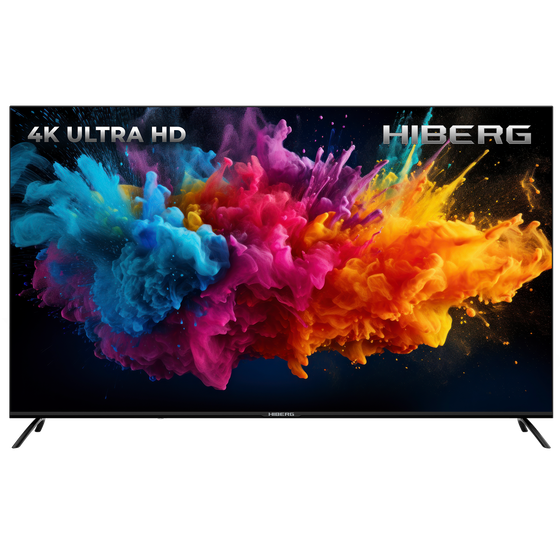 Телевизор LED 65&quot; Hiberg 65Y UHD черный 4K Ultra HD Smart TV Яндекс ТВ