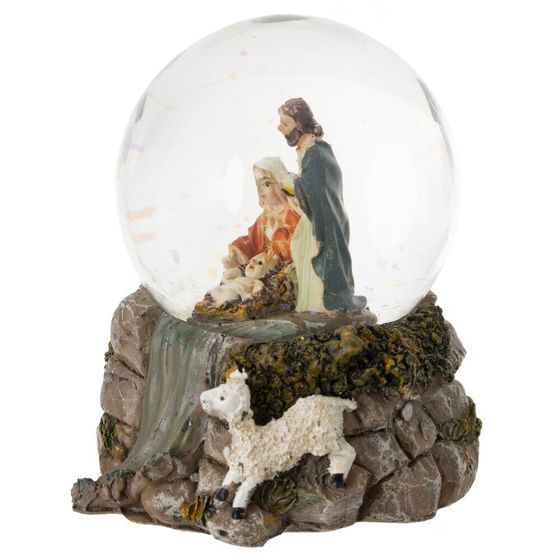 Фигурка декоративная &quot;Рождество&quot; в стекл шаре, L9 W8 H8,5 см, 2в.