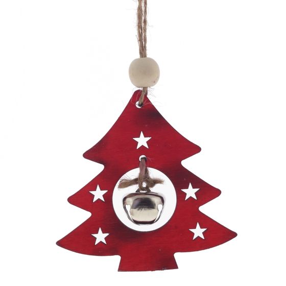 Украшение новогоднее "Елка", L8 W2 H8 см, 3в.