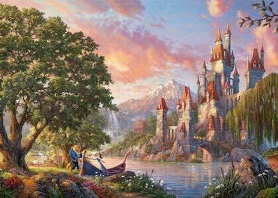 Schmidt Spiele Schmidt Spiele Thomas Kinkade Studios: Belle&#39;s Magical World, Puzzle (Disney Dreams Collections)