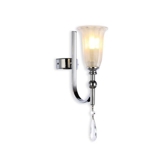 Светильник настенный с хрусталём Ambrella light, Traditional, TR3253, 1хE14, цвет хром