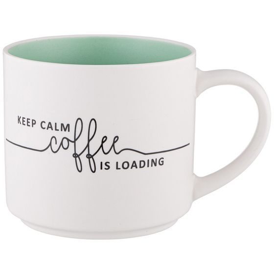 КРУЖКА &quot;KEEP CALM COFFEE IS LOADING&quot; 470 МЛ