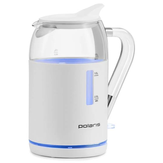 Чайник электрический Polaris PWK 1563CGL 1.5л 2200ВТ белый