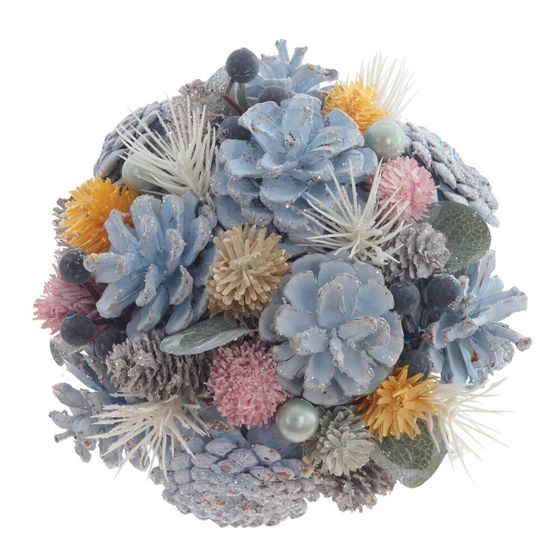 Изделие декоративное &quot;Новогодняя композиция&quot;, L17 W17 H18 см