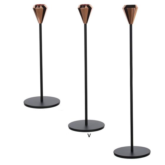 Подсвечник, L8 W8 H27 см