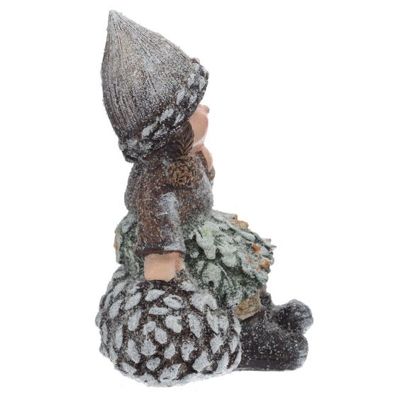 Фигурка декоративная &quot;Мальчик/ Девочка, L10,5 W10 H18 см, 2в.