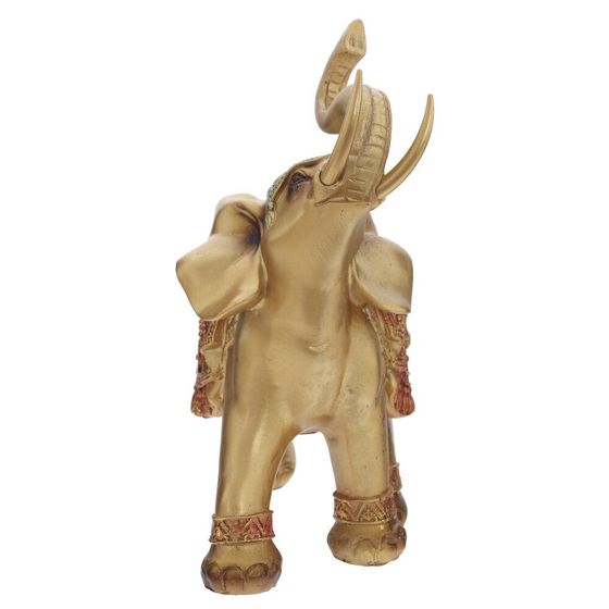 Фигурка декоративная "Слон", L17,5 W9 H21,5 см, 1 штука, дизайн микс