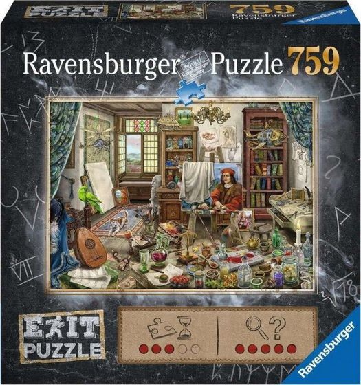 Ravensburger Puzzle 759 Выход из студии художника