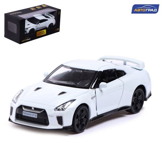 Машина металлическая NISSAN GT-R (R35), 1:32, открываются двери, инерция, цвет синий