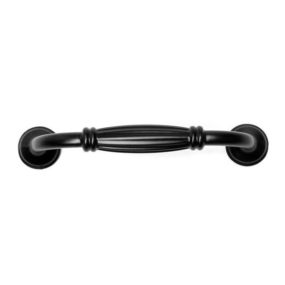 !09 Комплект из 5-ти штук - Ручка-скоба PC181, м/о 96 мм, цвет черный