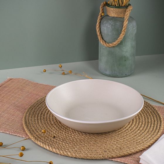 Тарелка суповая SCANDY MILK 20.5см