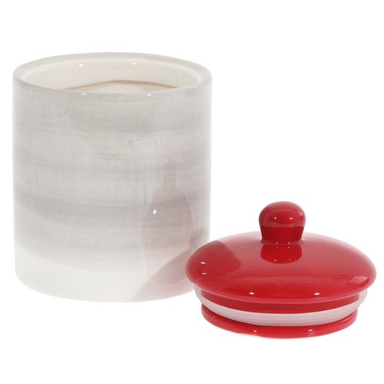 Емкость для сыпучих продуктов &quot;Лесные снеговики&quot;, 500 мл, L10 W10 H13,5 см