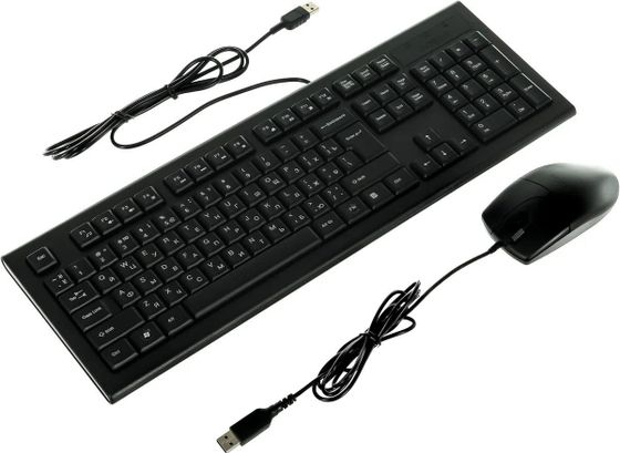 Клавиатура+мышь A4Tech KR-8520D проводной черный