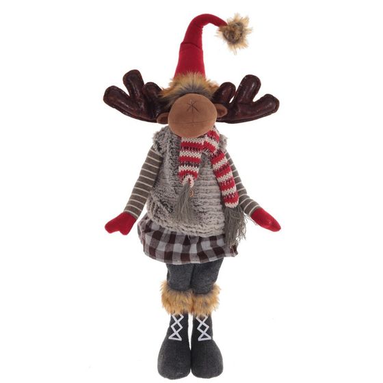 Игрушка набивная &quot;Олень&quot;, L28 W14 H72/53 см, 2в.