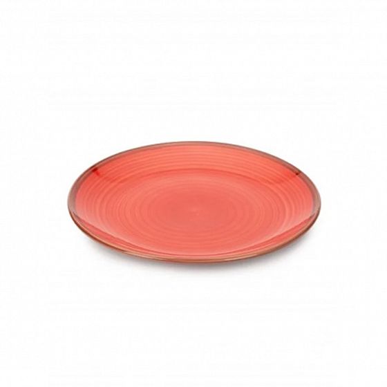 Тарелка обеденная WOOD RED 27см