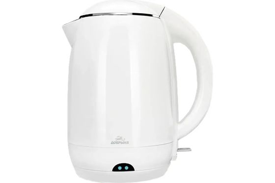 Чайник электрический Добрыня DO-1249W 1.8л 2000Вт белый