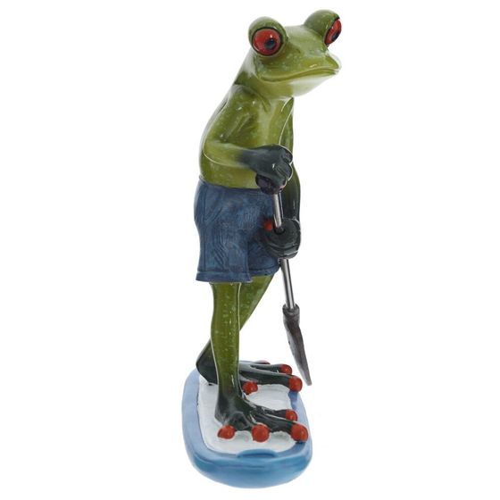 Фигурка декоративная "Лягушка", L13,5 W5 H15 см
