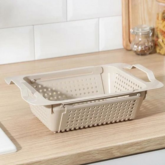 Мойка-сушка раздвижная латте 295х195х90мм