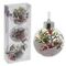 Набор из 3шт Украшение новогоднее, D 8 см, L9,5 W4 H23,5 см