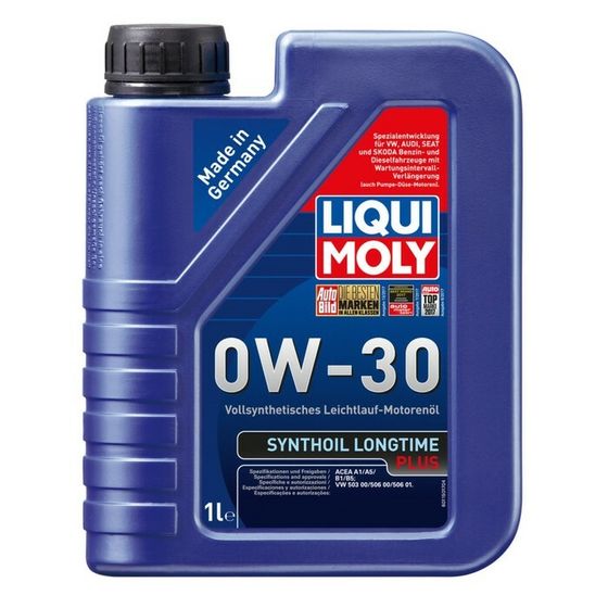 Масло моторное  LiquiMoly  0W-30 Syntohoil Longtime Plus синт., А5/В5, 1 л