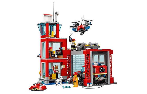 LEGO City Collection City Fire Department Building Blocks 0-300pcs 60215