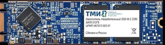 Накопитель SSD 512Gb ТМИ SATA-III ЦРМП.467512.002-01 M.2 2280 3.59 DWPD
