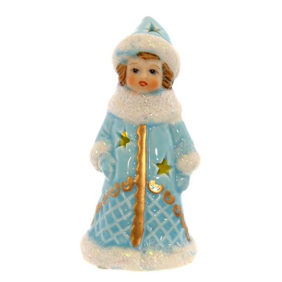 Фигурка декоративная &quot;Снегурочка&quot; с подсветкой, L5 W5 H11 см, 2в.