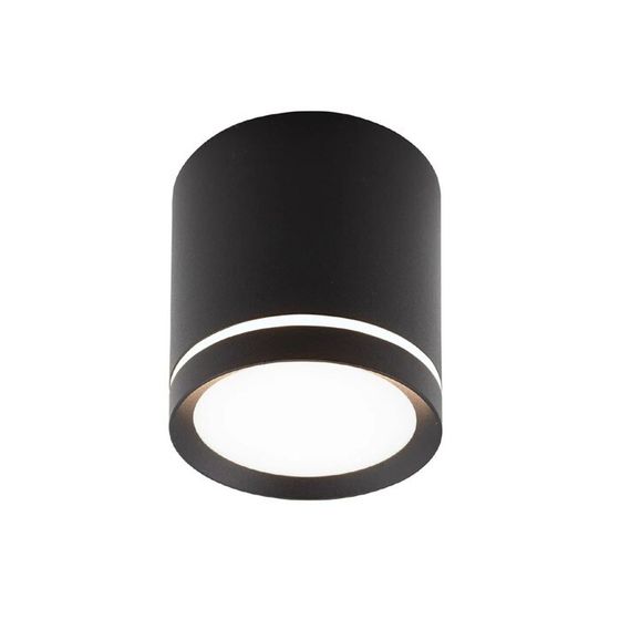 DK4013-BK Накладной светильник RIBE, IP20, 5W, LED 4000K, черный, алюминий/акрил