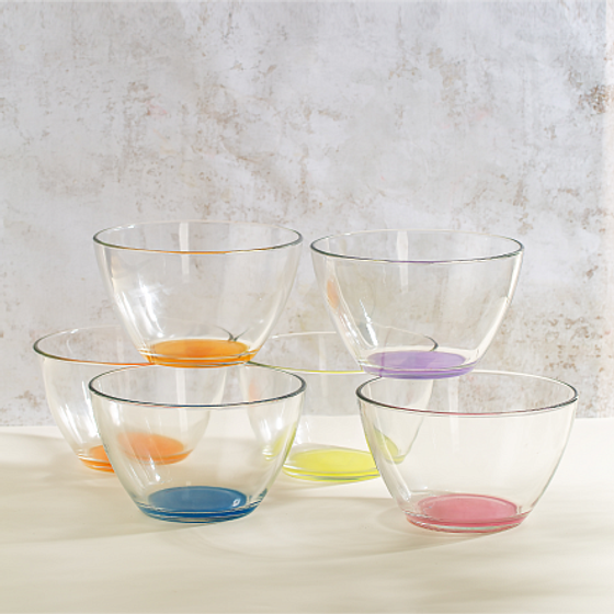 Салатник ГЛАДКИЙ 19см лак микс