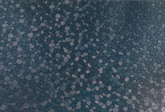 !Салфетка сервировочная 2 штуки "Камни" 40/30 см. серебро