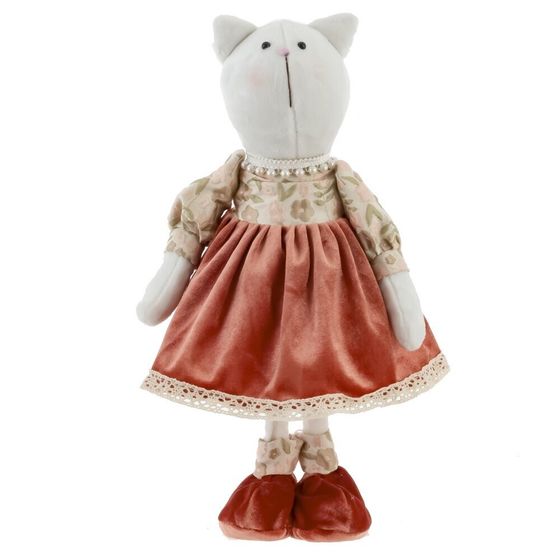 Игрушка набивная &quot;Кот/Кошка&quot;, L16 W11,5 H36 см, 2в.