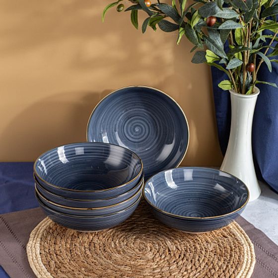 Тарелка суповая TWIST грозовое небо 19см