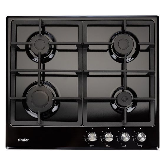 Газовая варочная панель Simfer H60V40B423 черный