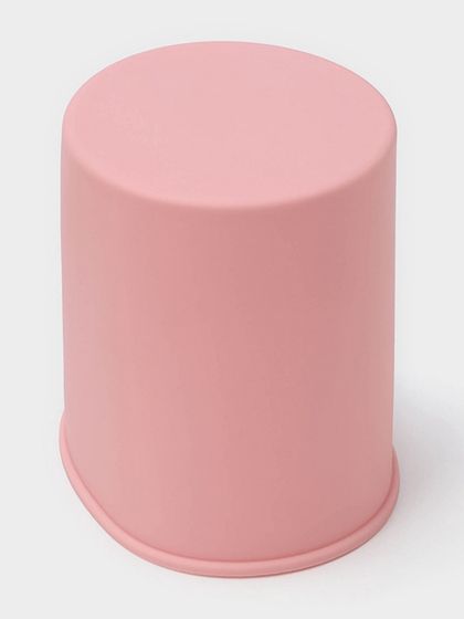 !09 Форма для выпечки «Кекс», силикон, 10.6×12.1 см, внутренний d=9.6 см, розовая