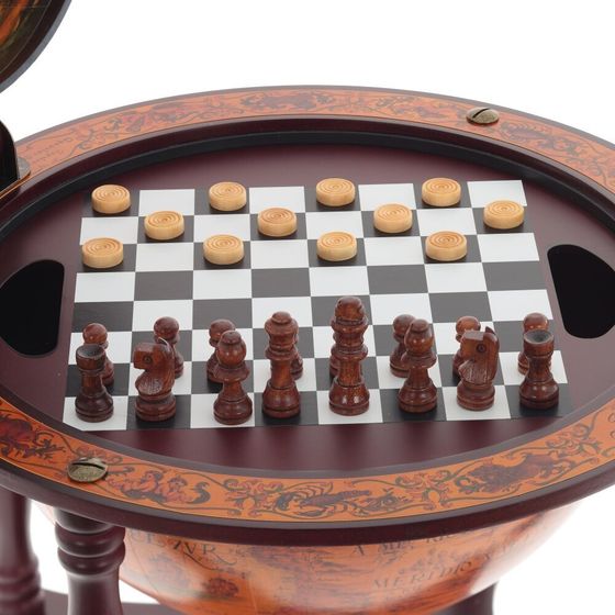 Глобус-шахматы, Д41 Ш41 В56 см