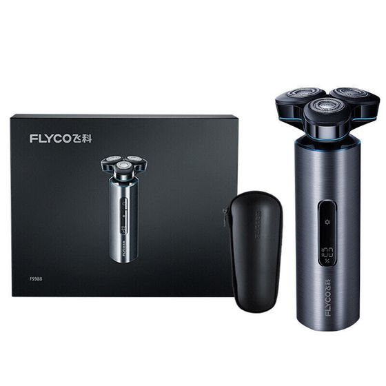 FLYCO FS988 Swivel Type Razors Three Blades Wash All Over The Body Rechargeable Smart High-End