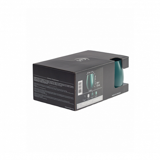 Стакан низкий PRIMARY COLOR изумрудный 360мл