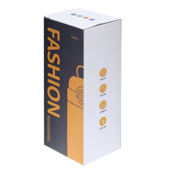 Термос, 500 мл, L7 W7 H21 см, дизайн микс