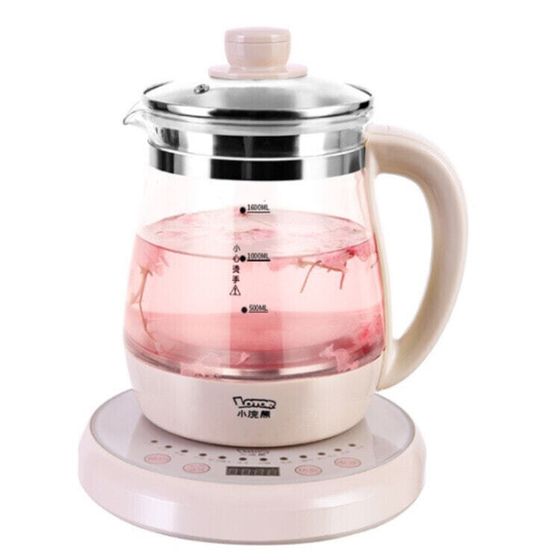 LOTOR Wellness Pot Ceramic Heating Office Use Kettle Home Mini Multifunction Floral Teapot H1