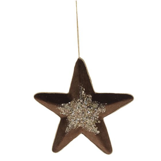 Украшение новогоднее &quot;Звезда&quot;, L21 W5,5 H20 см